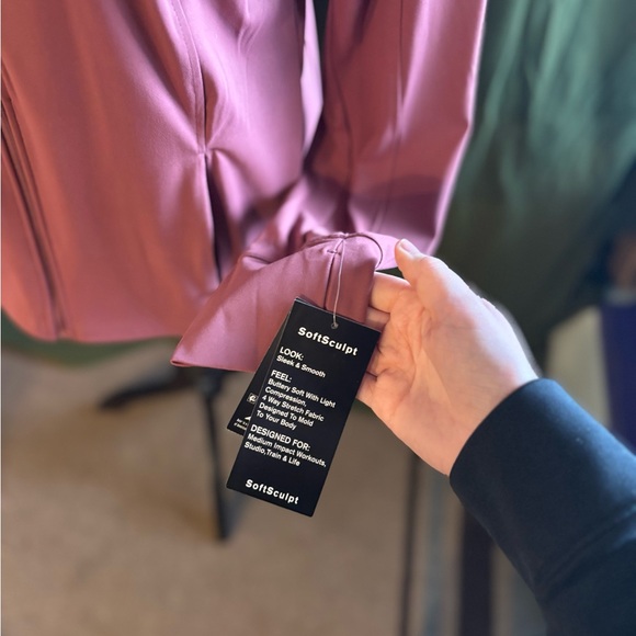 Women's Pink Zip-Up Jacket - Picture 8 of 14